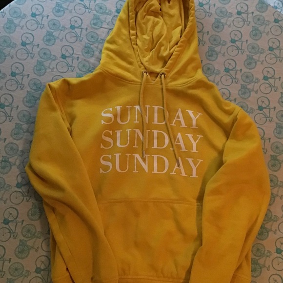 H&M Yellow Sunday Hoodie - Picture 2 of 2